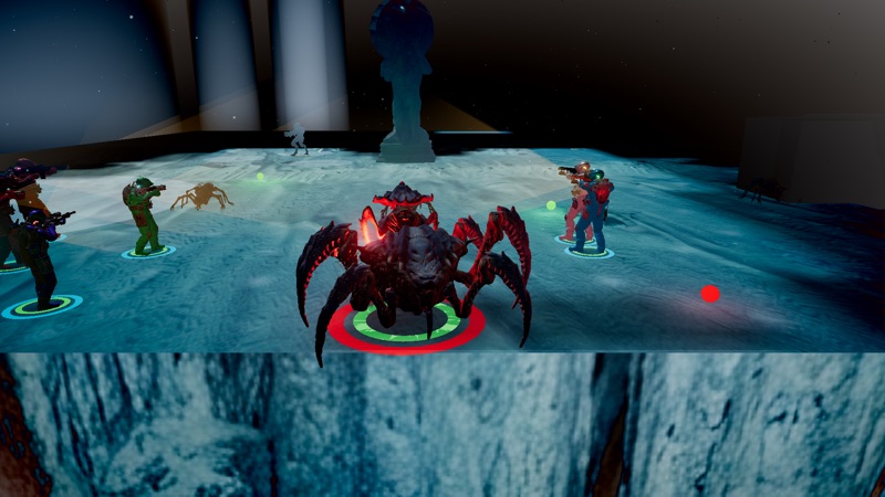 A tergit erupting from the abyss at the edge of the seabed shelf